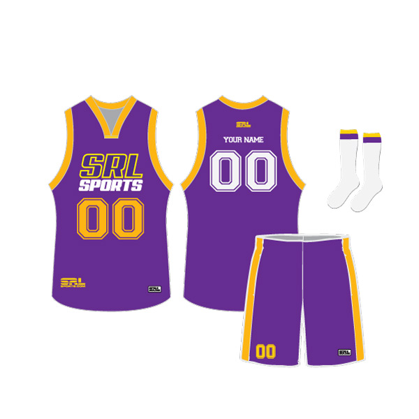 Custom Basketball Uniform - Style 13