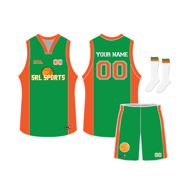 Custom Basketball Uniform - Style 12